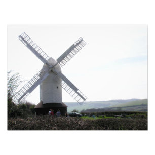 Windmill: Jack & Jill Sussex UK Print / Foto Foto Afdruk