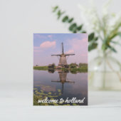Windmill Kinderdijk Molen Holland Nederland Briefkaart (Staand voorkant)