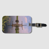 Windmill Kinderdijk Summer Holland Nederlandse Fot Bagagelabel (Voorkant (horizontaal))