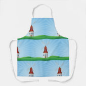 Windmill Landscape Green Hills Schort (Voorkant)