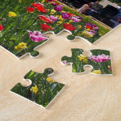 Windmill Nederland Tulip Garden Europe Jigzaag Pu Legpuzzel (Zijkant)