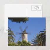 Windmill, Palma, Mallorca, Spanje Briefkaart (Voorkant / Achterkant)