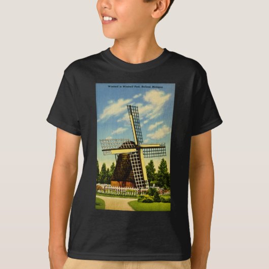 Windmill Park Holland, Michigan  T-shirt (Voorkant)