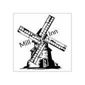 Windmill Personaliseer met uw Logo en tekst Rubberstempel (Afrduk)