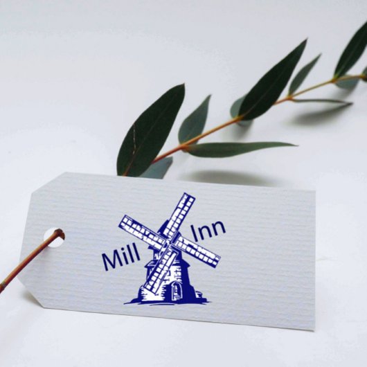 Windmill Personaliseer met uw Logo en tekst Rubberstempel