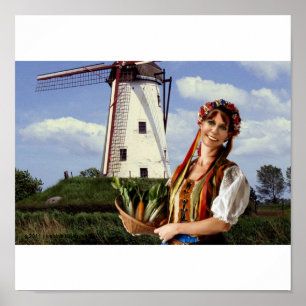 WINDMILL VAN HOLLAND POSTER
