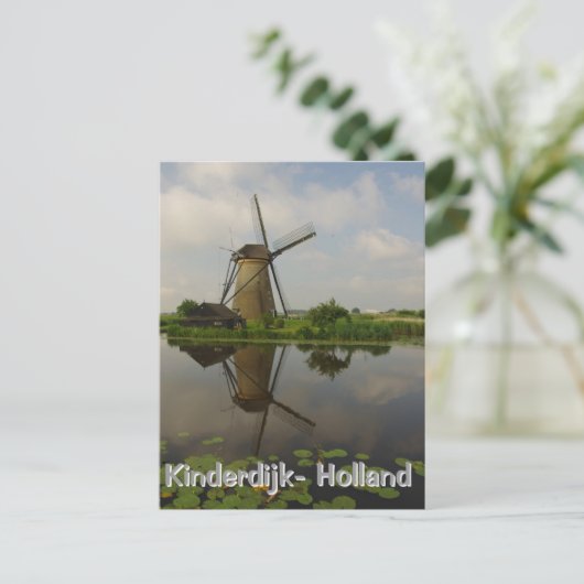 Windmill van Kinderdijk Briefkaart (Staand voorkant)
