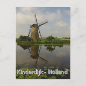 Windmill van Kinderdijk Briefkaart (Voorkant)