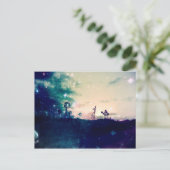 Windmill Windfarm Circa 1930: nacht foto van windm Briefkaart (Staand voorkant)