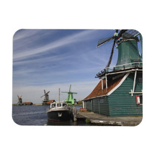 Windmill, Zaanse Schans, Holland, Nederland Magneet