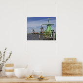 Windmill, Zaanse Schans, Nederland 2 Poster (Keuken)