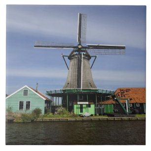 Windmill, Zaanse Schans, Nederland 3 Tegeltje