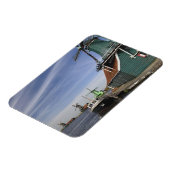 Windmill, Zaanse Schans, Nederland Magneet (Linkerzijde)