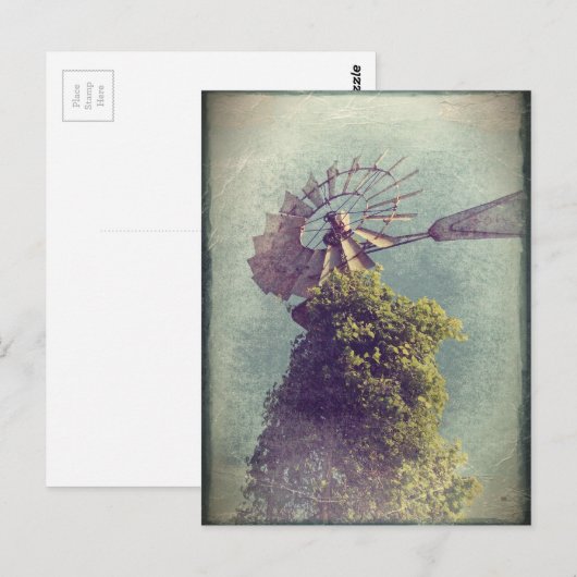 Windmillgrunge Briefkaart (Voorkant / Achterkant)