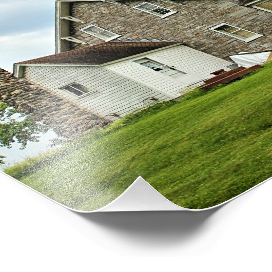 Windmillpuntvuurtoren, ChamPlain VT-foto Foto Afdruk (Hoek)