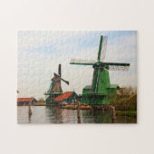 Windmills Classic Dutch Historic Jigzaag Puzzle Legpuzzel (Horizontaal)