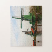 Windmills Classic Dutch Historic Jigzaag Puzzle Legpuzzel (Verticaal)
