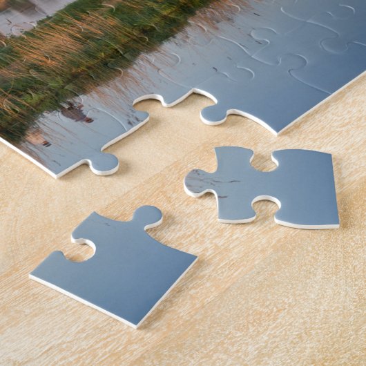 Windmills, Kinderdijk, Nederland Legpuzzel (Zijkant)