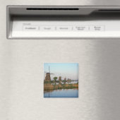 Windmills, Kinderdijk, Nederland Magneet (Insitu (Vaatwasser))