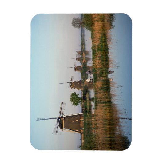 Windmills, Kinderdijk, Nederland Magneet (Verticaal)