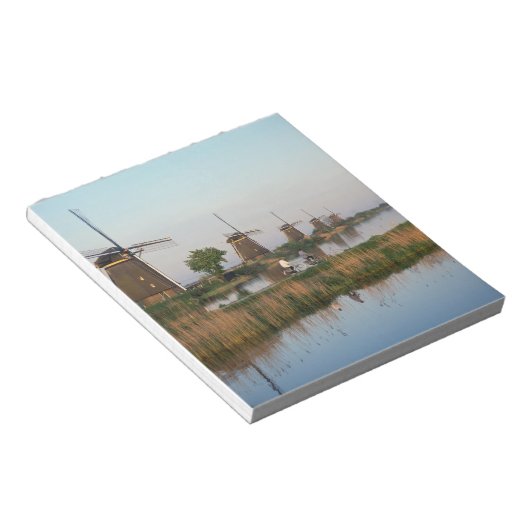 Windmills, Kinderdijk, Nederland Notitieblok (Schuin)