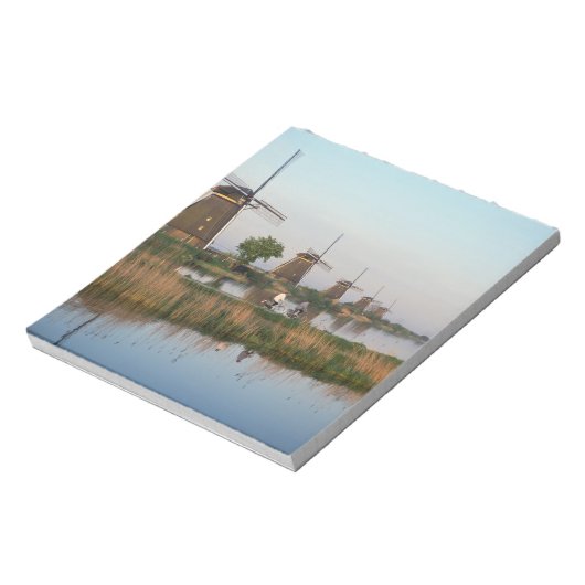Windmills, Kinderdijk, Nederland Notitieblok (Linkerzijde)