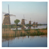 Windmills, Kinderdijk, Nederland Tegeltje (Voorkant)