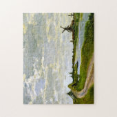 Windmills nabij Zaandam Monet Fine Art Legpuzzel (Verticaal)