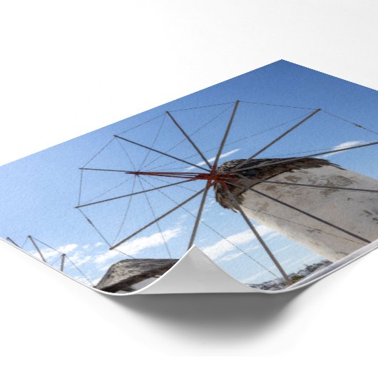 Windmills of Mykonos Poster (Hoek)