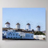 Windmills of Mykonos Poster (Voorkant)