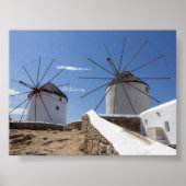 Windmills of Mykonos Poster (Voorkant)