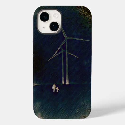 Windmills van de Verandering Artistieke Abstracte  Case-Mate iPhone Case (Achterkant)