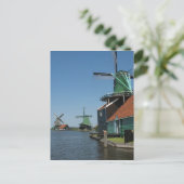 Windmills Zaanse Schans in Nederland Briefkaart (Staand voorkant)
