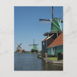 Windmills Zaanse Schans in Nederland Briefkaart
