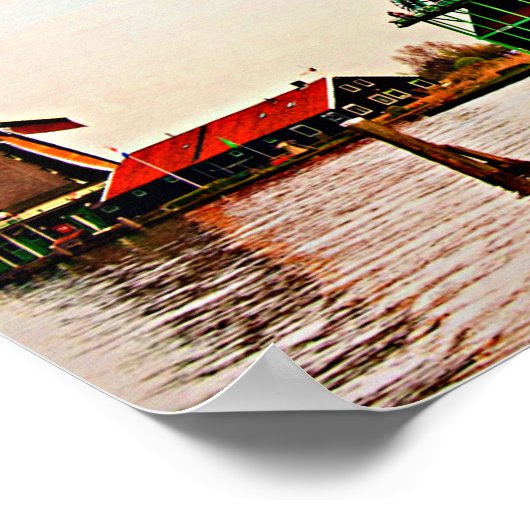 Windmills-Zaanse Schans Poster (Hoek)