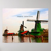Windmills-Zaanse Schans Poster (Voorkant)