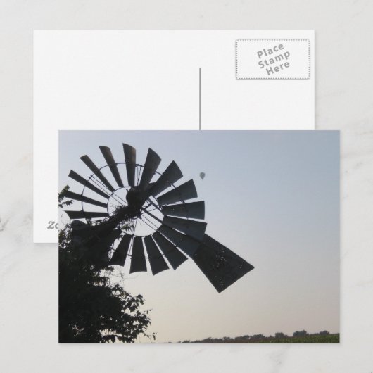 Windmolen 2 Briefkaart (Voorkant / Achterkant)
