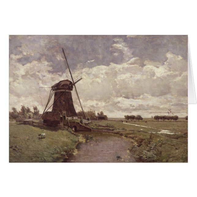 Windmolen bij Leidschendam (Voorkant Horizontaal)