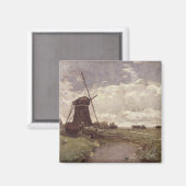 Windmolen bij Leidschendam Magneet (Voorkant / Achterkant)