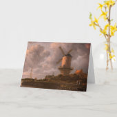 Windmolen bij Wijk bij Duurstede: Blank Kaart (Gele Bloem)