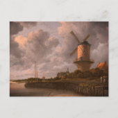 Windmolen bij Wijk bij Duurstede: Briefkaart (Voorkant)