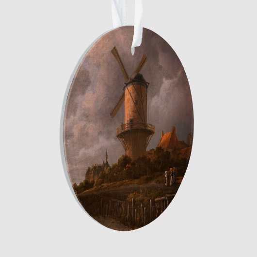 Windmolen bij Wijk bij Duurstede: Ornament (voorkant)