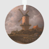 Windmolen bij Wijk bij Duurstede: Ornament (achterkant)