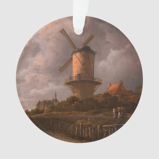 Windmolen bij Wijk bij Duurstede: Ornament (voorkant)
