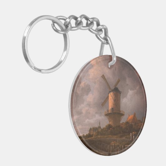 Windmolen bij Wijk bij Duurstede: Sleutelhanger (Voorkant Links)