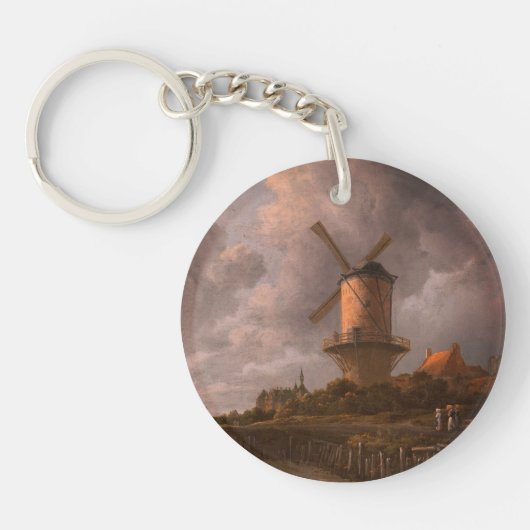 Windmolen bij Wijk bij Duurstede: Sleutelhanger (Voorkant)
