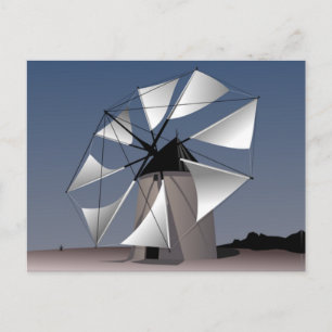 windmolen briefkaart