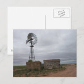 windmolen briefkaart (Voorkant / Achterkant)