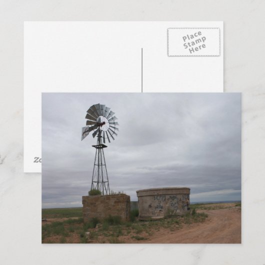 windmolen briefkaart (Voorkant / Achterkant)