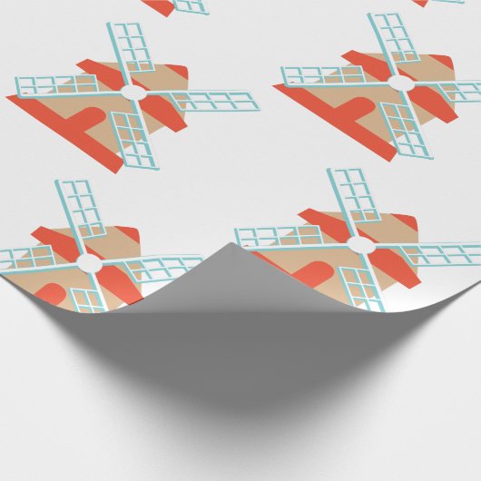 Windmolen Cadeaupapier (Hoek)